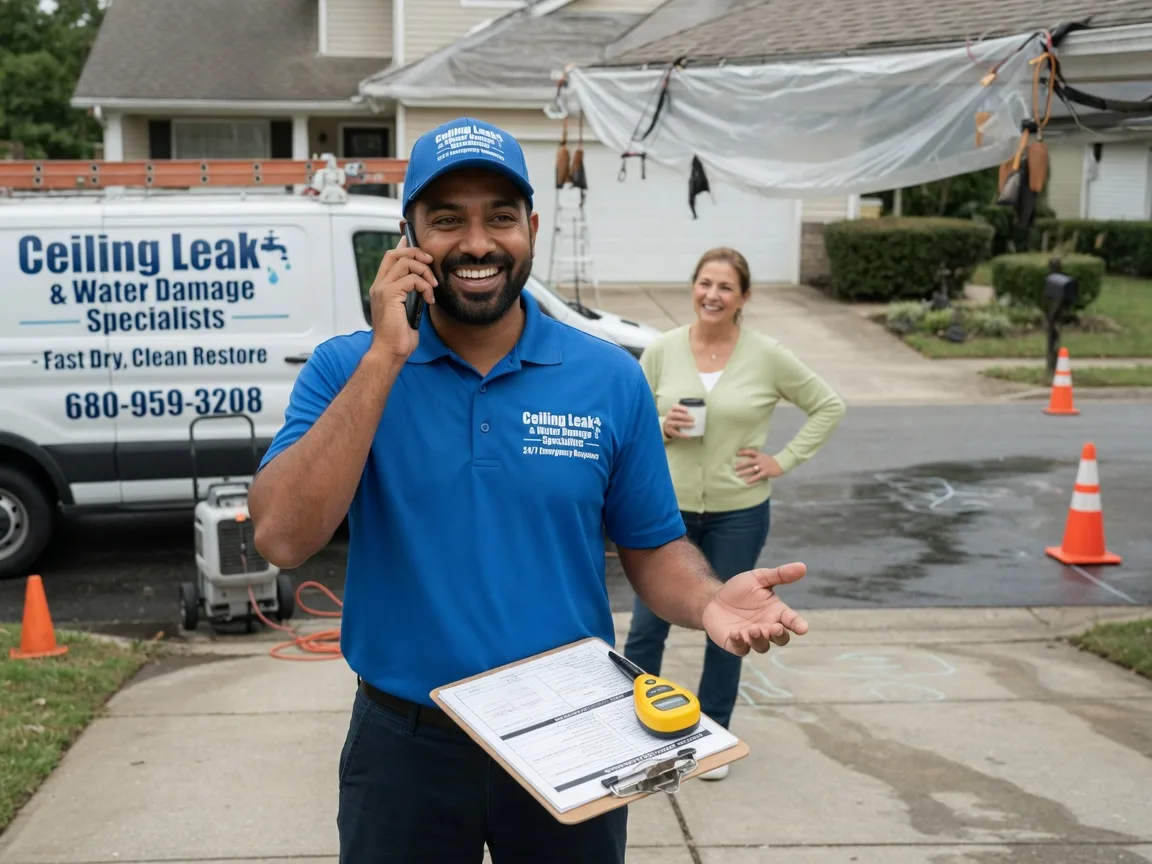 Ceiling Leak Cleanup Lascassas, TN FAQs